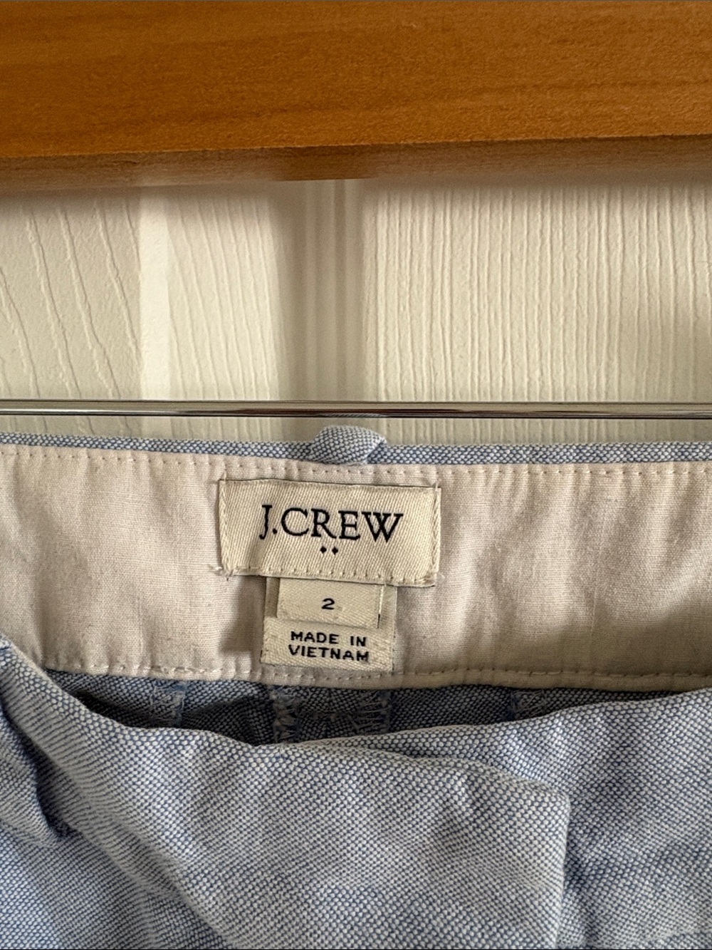 J. Crew Pale Blue Cropped Pants - Picture 3 of 4
